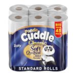 Panda Cuddle 3Ply Toilet Paper Rolls - Unscented Tissue Rolls