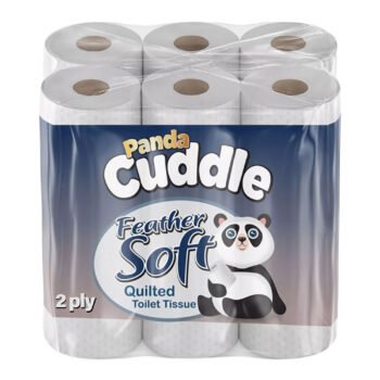Panda Cuddle 2Ply Toilet Paper Rolls - Unscented Tissue Rolls