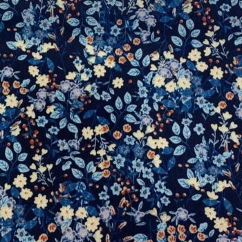 Poplin Floral Print Design - 100% Cotton Fabric 56"/140cm