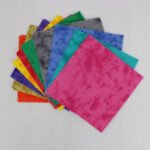 Quilting Cotton Fabric Mottled Print Blender 5" Squares - 42 x 5" by 5"
